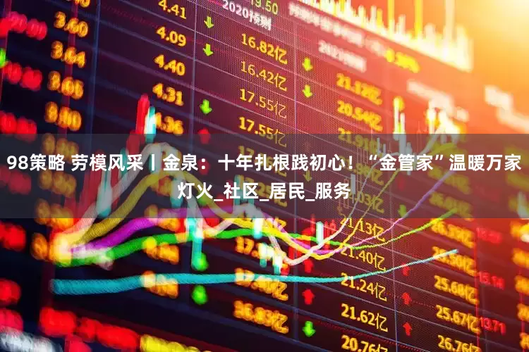98策略 劳模风采丨金泉：十年扎根践初心！“金管家”温暖万家灯火_社区_居民_服务