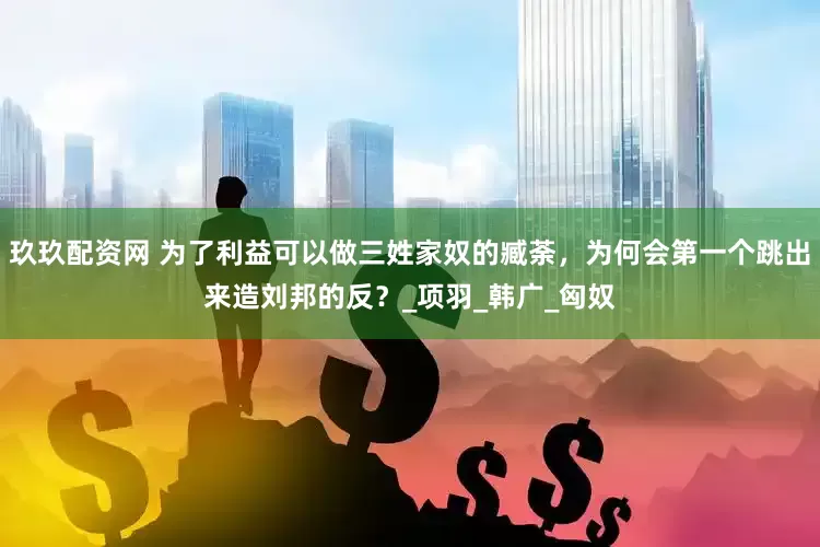 玖玖配资网 为了利益可以做三姓家奴的臧荼，为何会第一个跳出来造刘邦的反？_项羽_韩广_匈奴